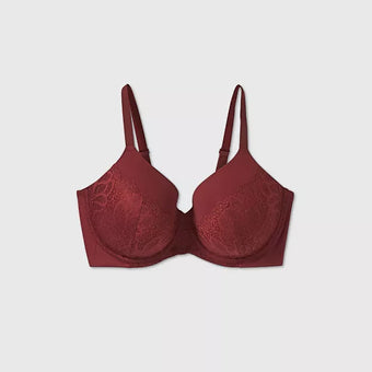 Auden - Superstar Lightly Lined T-Shirt Bra with Lace